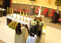 1ª Noite do Novenário em honra e glória ao Santíssimo Redentor.