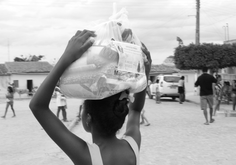 TIVE FOME E ME DESTES DE COMER , TIVE SEDE E ME DESTES DE BEBER.ENTREGA DE ÁGUA E ALIMENTOS NO SERTÃO ALAGOANO (FOTOS: NANDA MOURA)