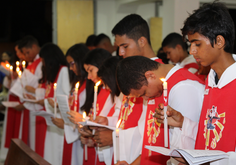 A Crisma é o sacramento que nos dá o Espírito Santo.(Fotos: Nanda Moura)