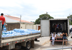 TIVE FOME E ME DESTES DE COMER , TIVE SEDE E ME DESTES DE BEBER.ENTREGA DE ÁGUA E ALIMENTOS NO SERTÃO ALAGOANO (FOTOS: NANDA MOURA)