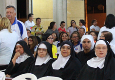 Padre Eugênio comemora 13 anos de sacerdócio.(Fotos: Nanda Moura)