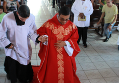 Celebração da Paixão do Senhor (comunidade Nossa Senhora de Fátima) Fotos: Nanda Moura