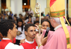 A Crisma é o sacramento que nos dá o Espírito Santo.(Fotos: Nanda Moura)