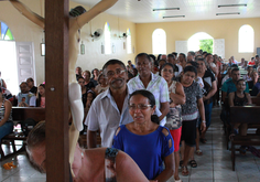 Celebração da Paixão do Senhor (comunidade Nossa Senhora de Fátima) Fotos: Nanda Moura