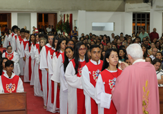 A Crisma é o sacramento que nos dá o Espírito Santo.(Fotos: Nanda Moura)