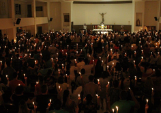 Não deixe que a sua luz apague. Pois nascemos para ser sal da terra e a luz do mundo.( Fotos: Nanda Moura)