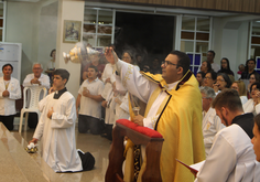 1ª Noite do Novenário em honra e glória ao Santíssimo Redentor.