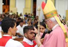 A Crisma é o sacramento que nos dá o Espírito Santo.(Fotos: Nanda Moura)