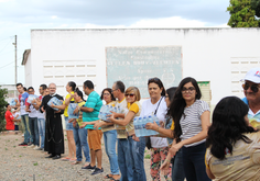 TIVE FOME E ME DESTES DE COMER , TIVE SEDE E ME DESTES DE BEBER.ENTREGA DE ÁGUA E ALIMENTOS NO SERTÃO ALAGOANO (FOTOS: NANDA MOURA)