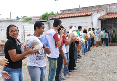 TIVE FOME E ME DESTES DE COMER , TIVE SEDE E ME DESTES DE BEBER.ENTREGA DE ÁGUA E ALIMENTOS NO SERTÃO ALAGOANO (FOTOS: NANDA MOURA)